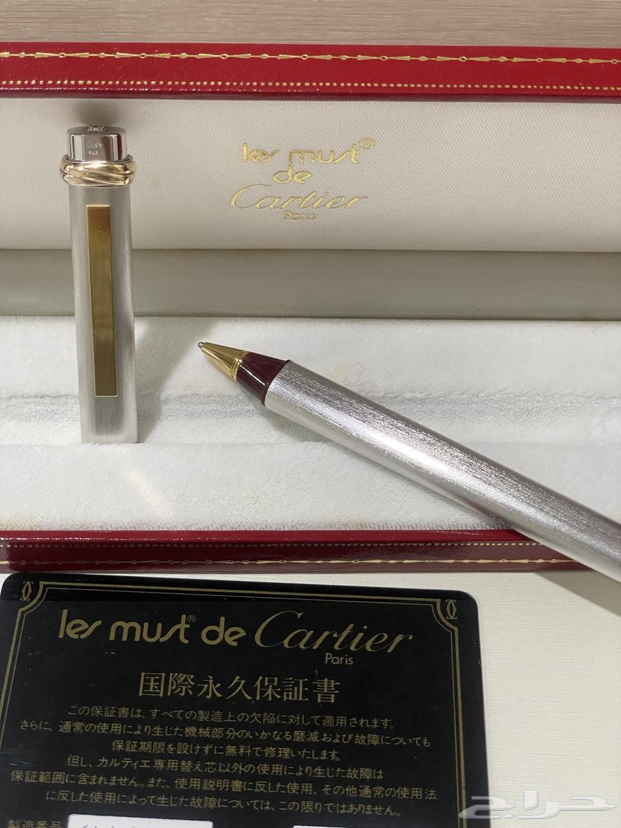 (تم البيع) قلم كارتير فاندوم السبيكة فضة وذهبي كالجديد64429076093313113