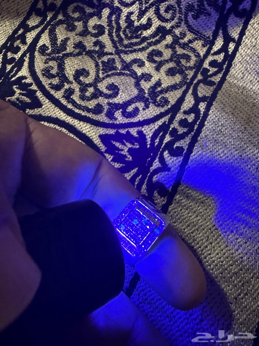 خاتم فضة الماس طبيعي فضة ثقيلة64431616478210114