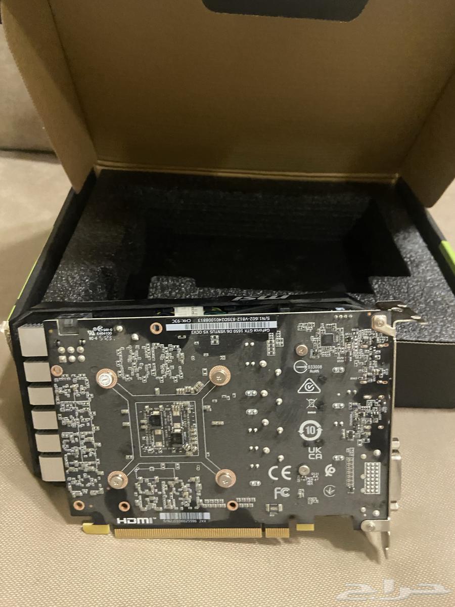 كرت شاشه نفيديا GTX165064427196161411113