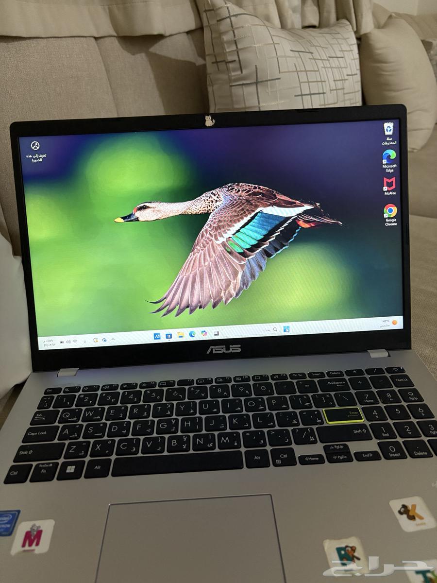 للبيع لابتوب asus مستخدم سنه بس نظيف وجديد64430503032705110