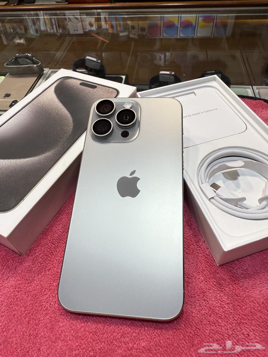 آيفون 15 برو ماكس 256 قيقاء بطارية 89 تيتانيوم64431814749569110