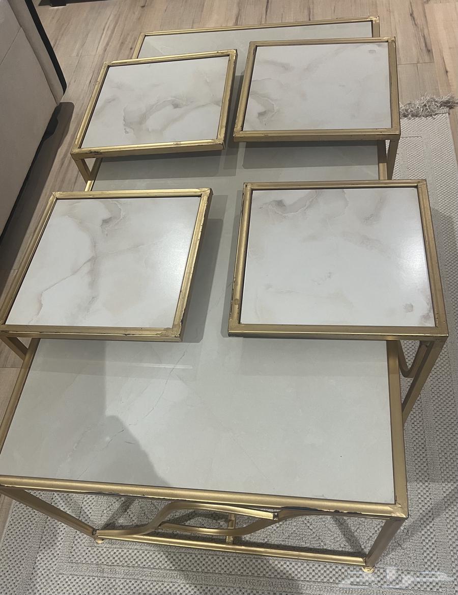 طاولة تقديم مع اربع طاولات خدمه64429036115586110