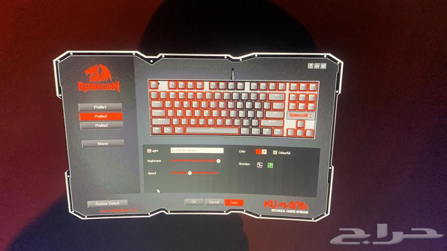 للبيع كيبورد Redragon K552 RGB استخدام فتره بسيطه نظيف جدا64431386006785114