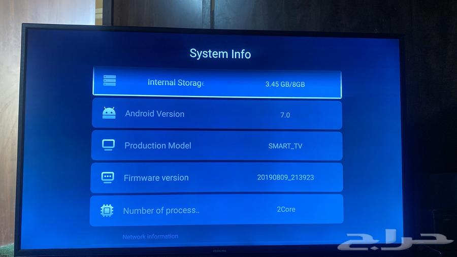 شاشة تلفزيون smart TV للبيع ماركة نيكاي 55 بوصه 4k64429600223746114
