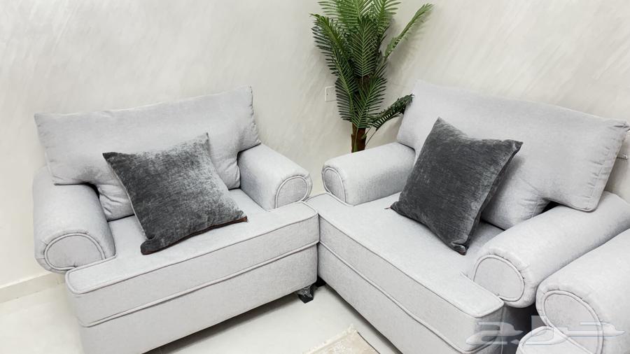 كنب رمادي 4 قطع64428120200322113