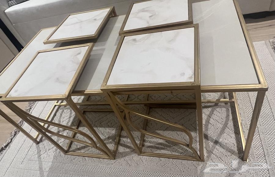 طاولة تقديم مع اربع طاولات خدمه64429036115586111