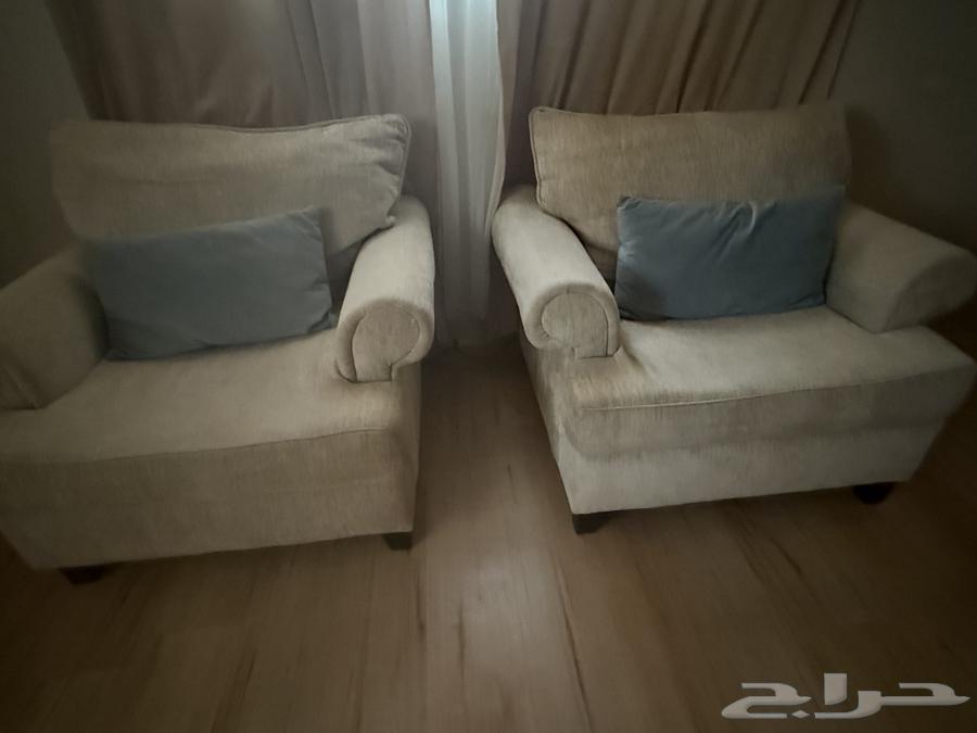 كنب 3 قطع أطوال 2 أصغار منفردة نظيف64431575694210111