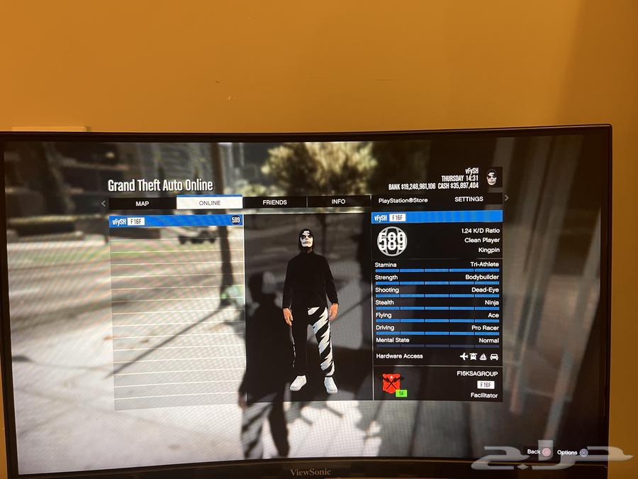 حساب قراند سرعه برق وفورت و روكت ليق سوني64427731109891110