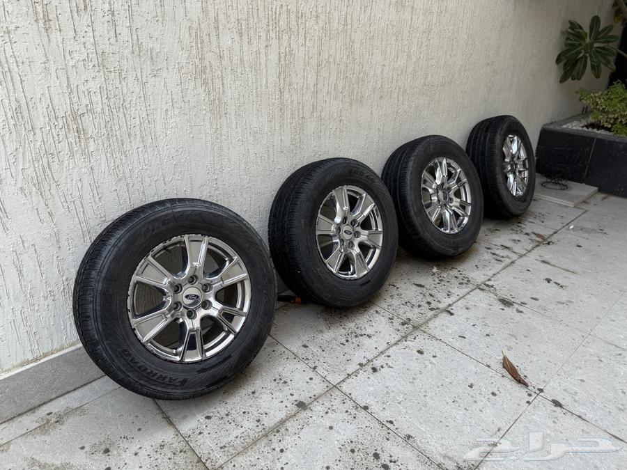 للبيع جنوط مع كفارتها لفورد F150 مقاس 18 انش64588123833218110