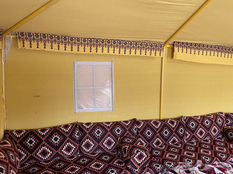 خيمة المنزل الملكية خيام منزلية بدون حبال بدون بدون عمدان64426335334659114