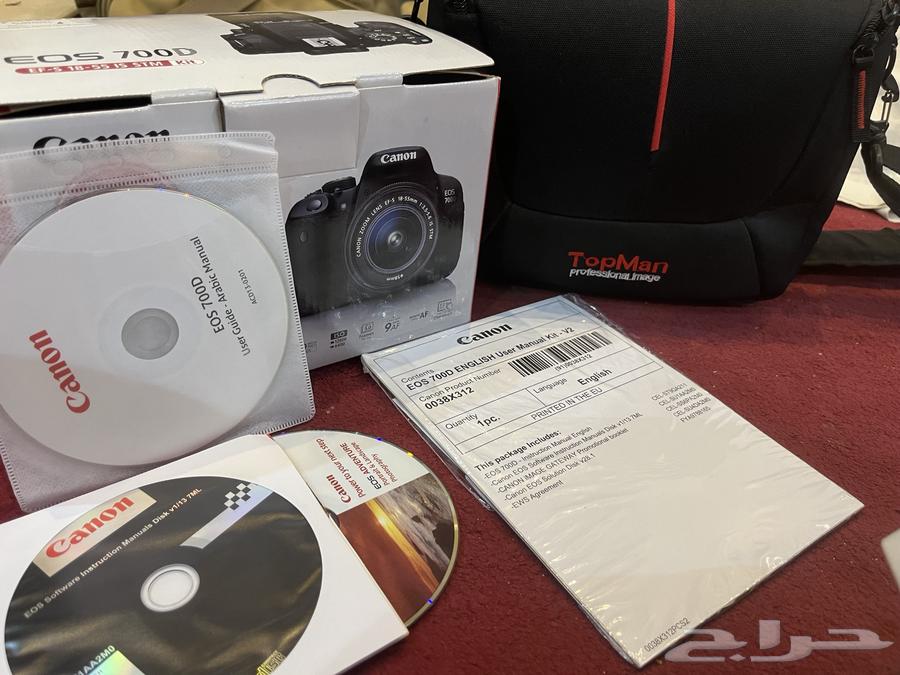 للبيع كاميرا كانون Canon EOS 700D شبه جديده64428576878595111