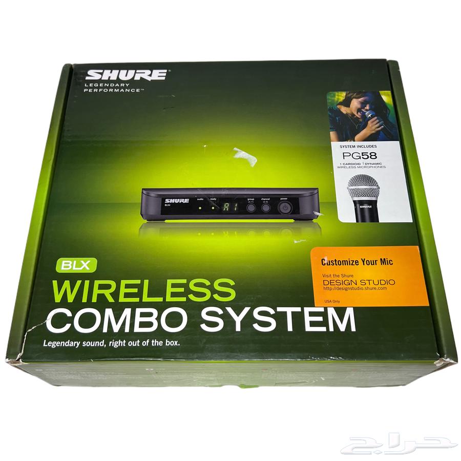 جهاز Shure BLX Wireless Combo System جديد64428416875907110