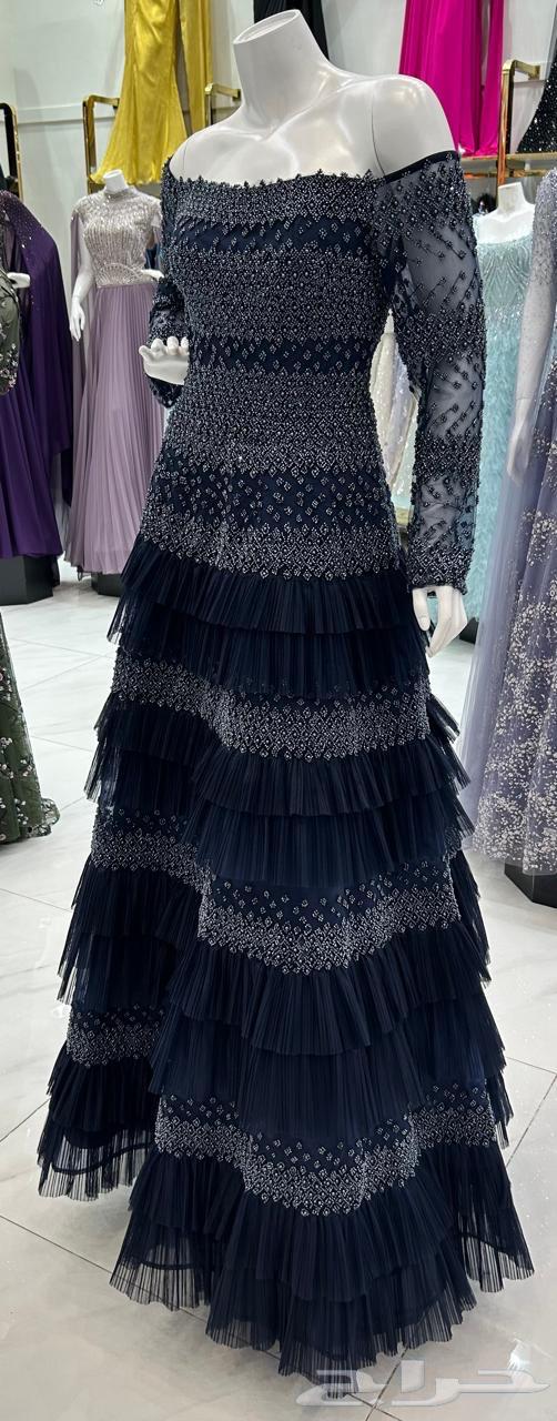 فستان سهرة مقاس 12 - اللبس مرة وحدة فقط64429923292802111