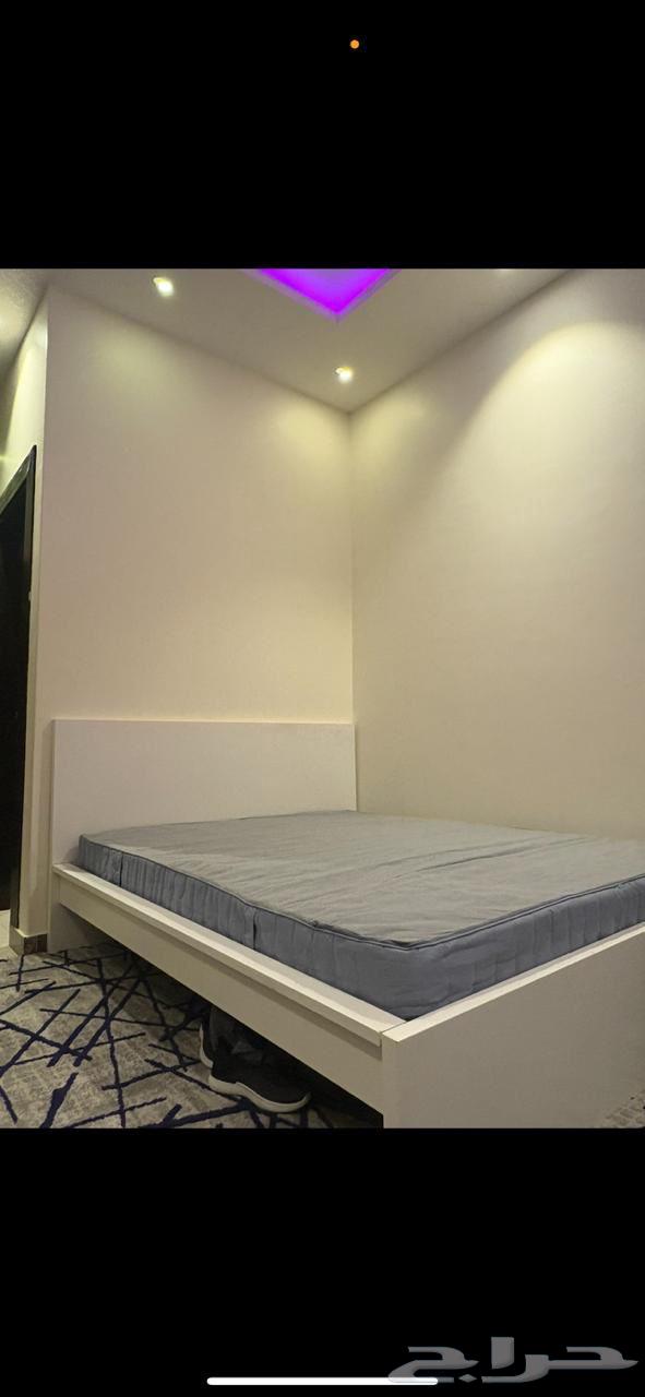 سرير ايكيا جديد مع القاعدة الخشبية والطراحة64431494492673111