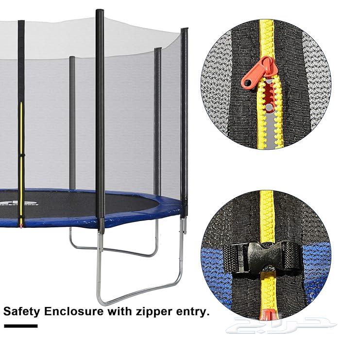 ترمبولين مع شبك مقاسات كبيرة ومتعددة - نطاطة بقواعد حديدية64431896498307111