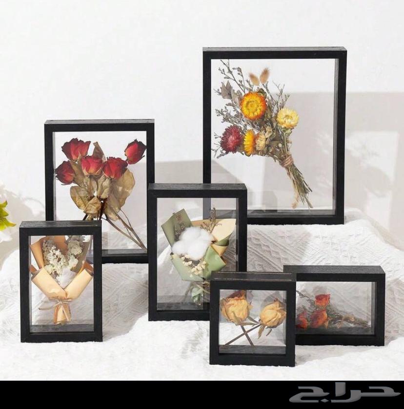 للبيع ب 20 إطآرآت خشبي بلون آسود لديكور الحائط المنزلي ..64430421525761111