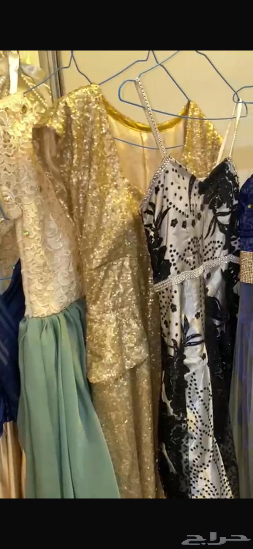 فساتين سهره 100 ريال مستعمل جديد ونظيف64427556285314111