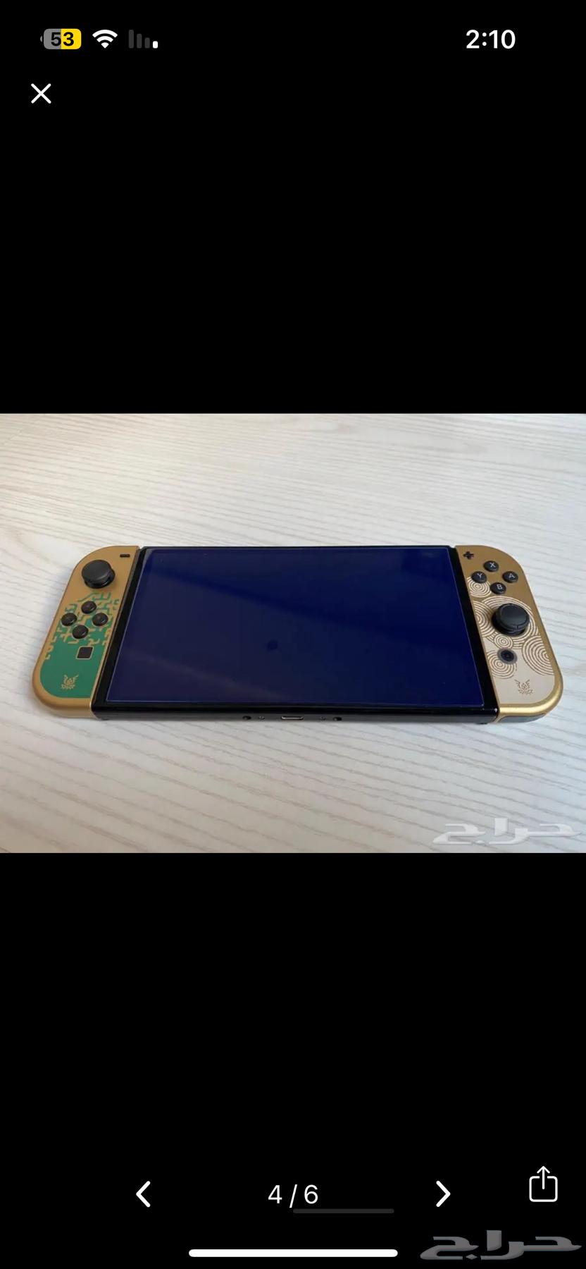 Nintendo Switch OLED The Legend of Zelda Special Edition New With Game64428066547331113