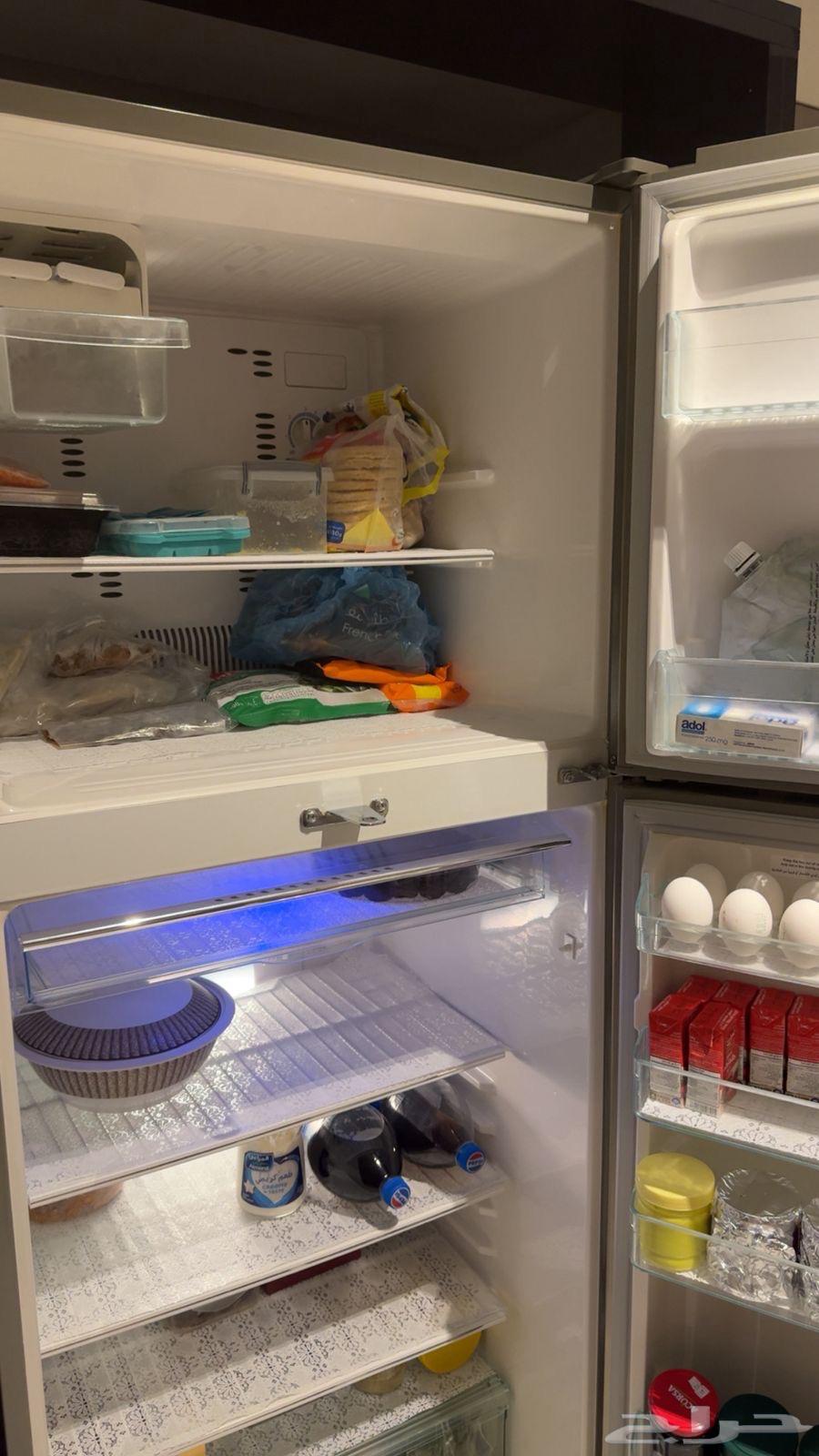 ثلاجه توشيبا ستيل فضي64427663791361114