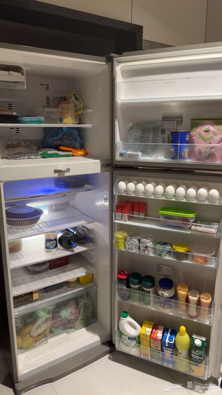 ثلاجه توشيبا ستيل فضي64427663791361112