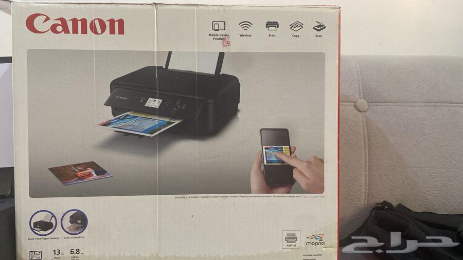 طابعة وتصوير كانون شبه جديدة استخدام بسيط الحبر اسود وملون64427169620483111