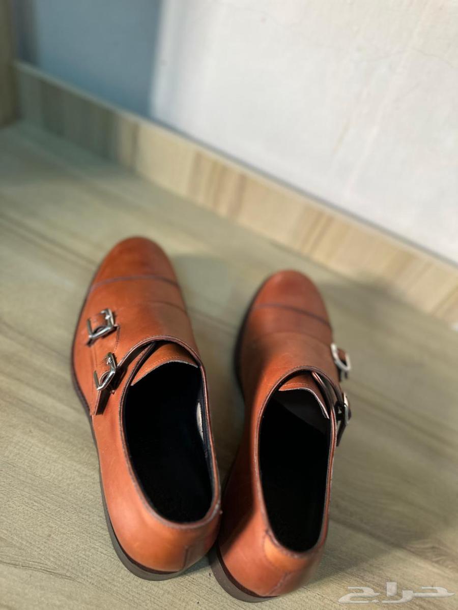 حذاء رجالي فاخر جلد طبيعي صناعة إنجليزية جديد64428590279683111