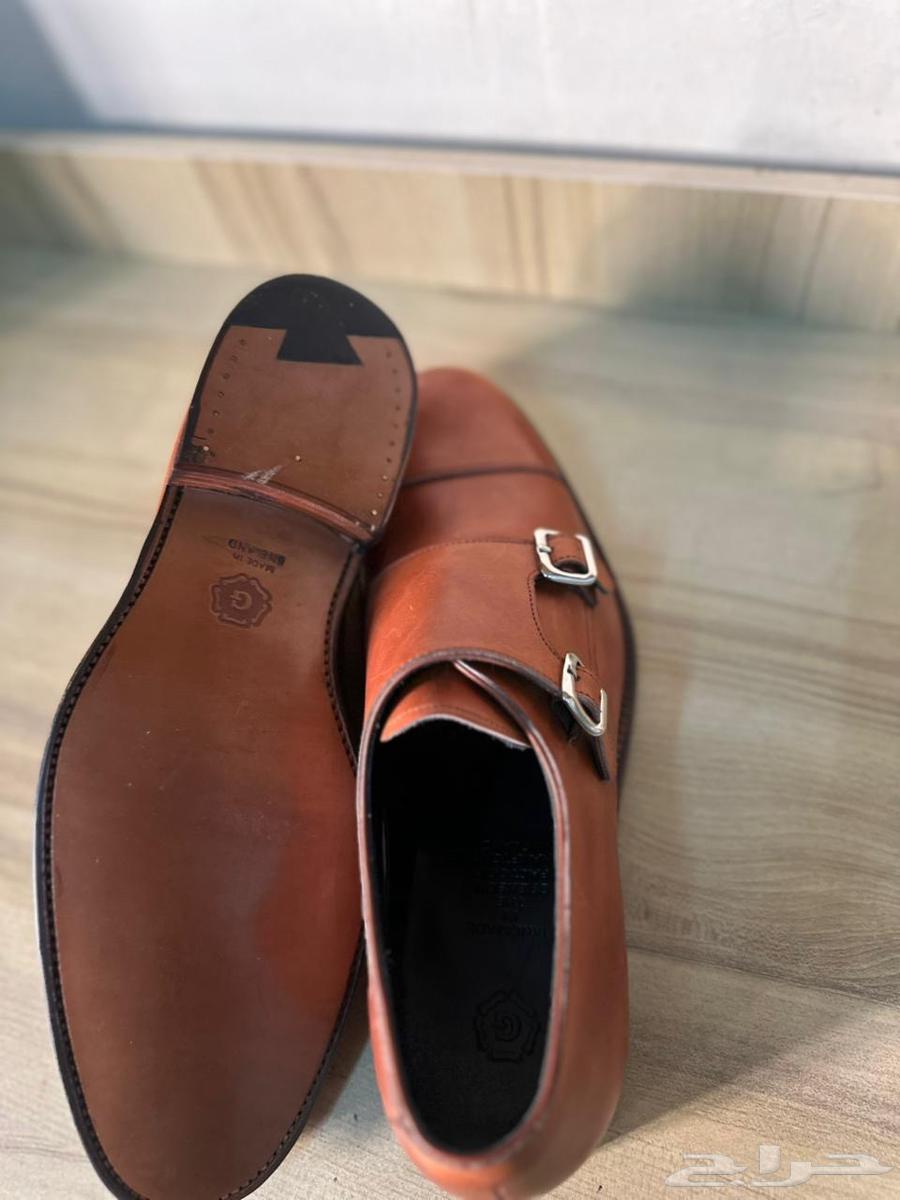 حذاء رجالي فاخر جلد طبيعي صناعة إنجليزية جديد64428590279683113