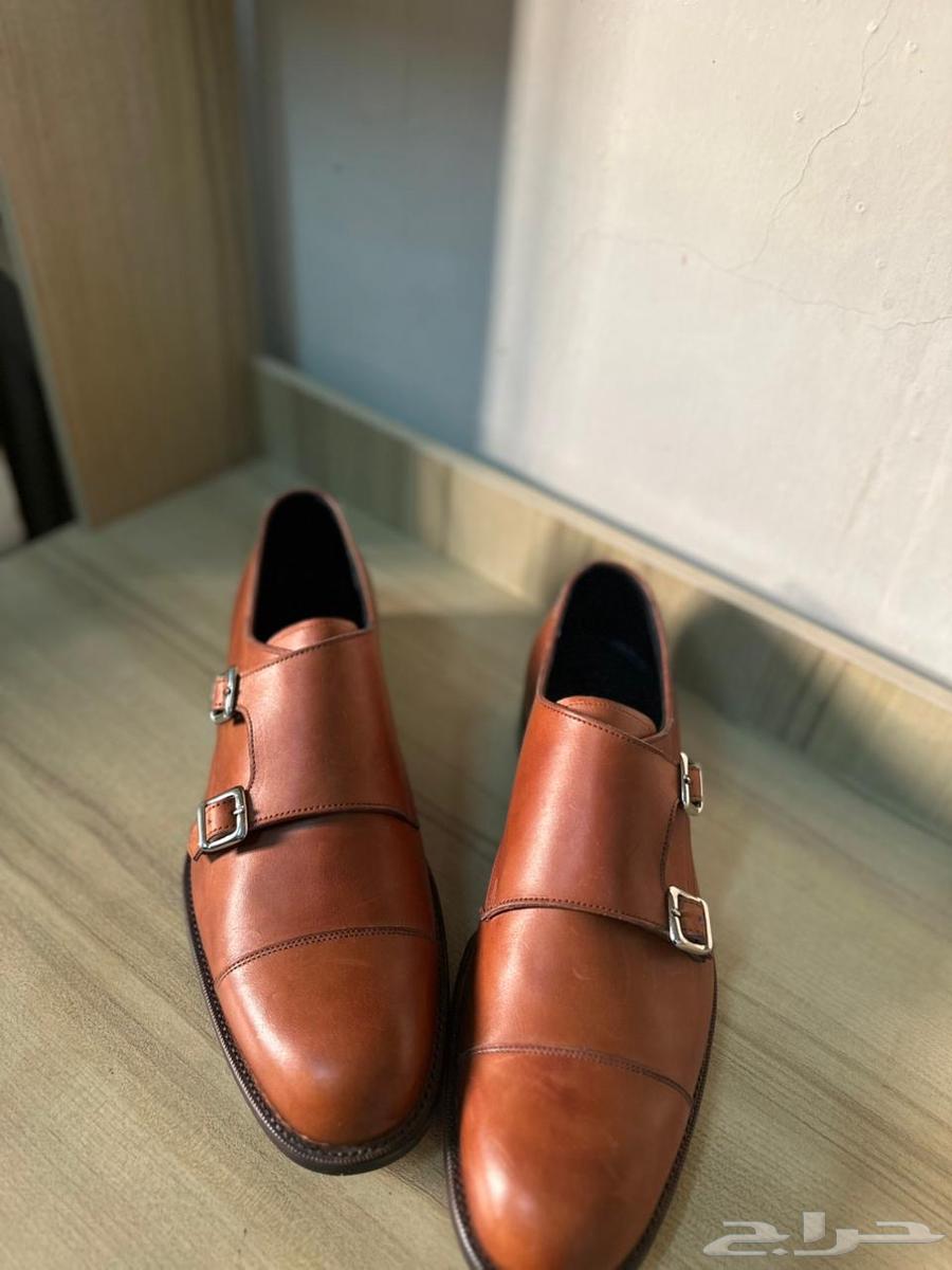 حذاء رجالي فاخر جلد طبيعي صناعة إنجليزية جديد64428590279683112