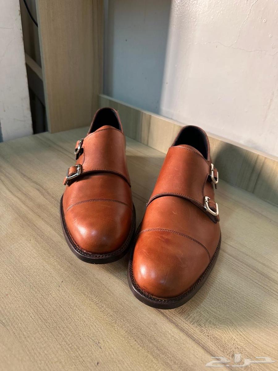 حذاء رجالي فاخر جلد طبيعي صناعة إنجليزية جديد64428590279683110