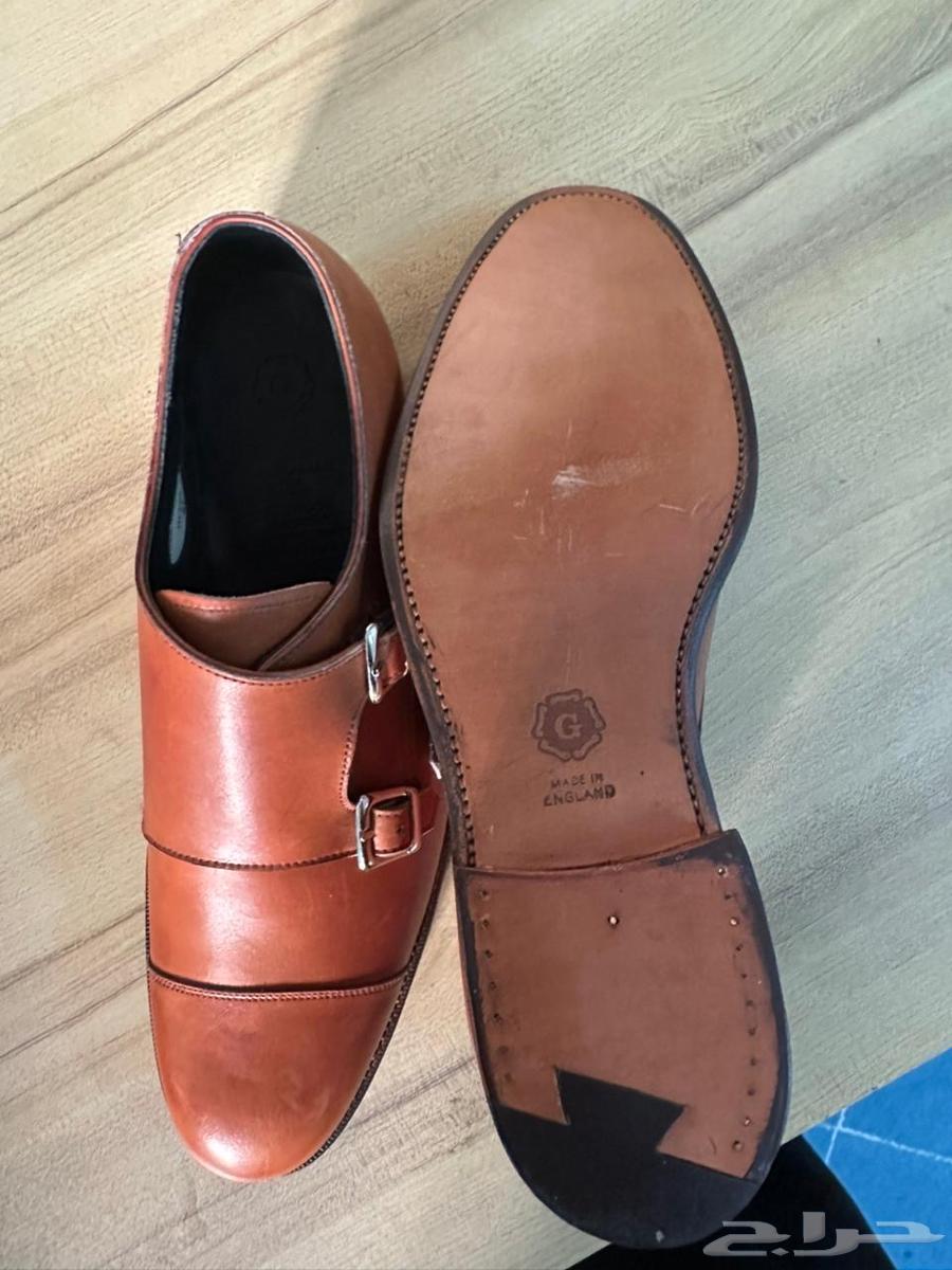 حذاء رجالي فاخر جلد طبيعي صناعة إنجليزية جديد64428590279683114