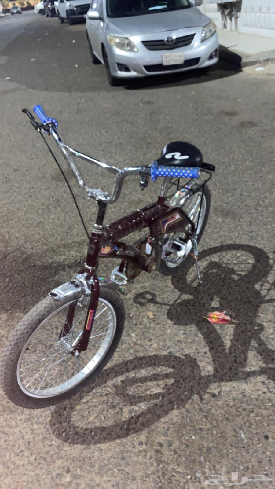 Rambho bicycle in maroon color, the bicycle is beautiful by God's will64435997640193112