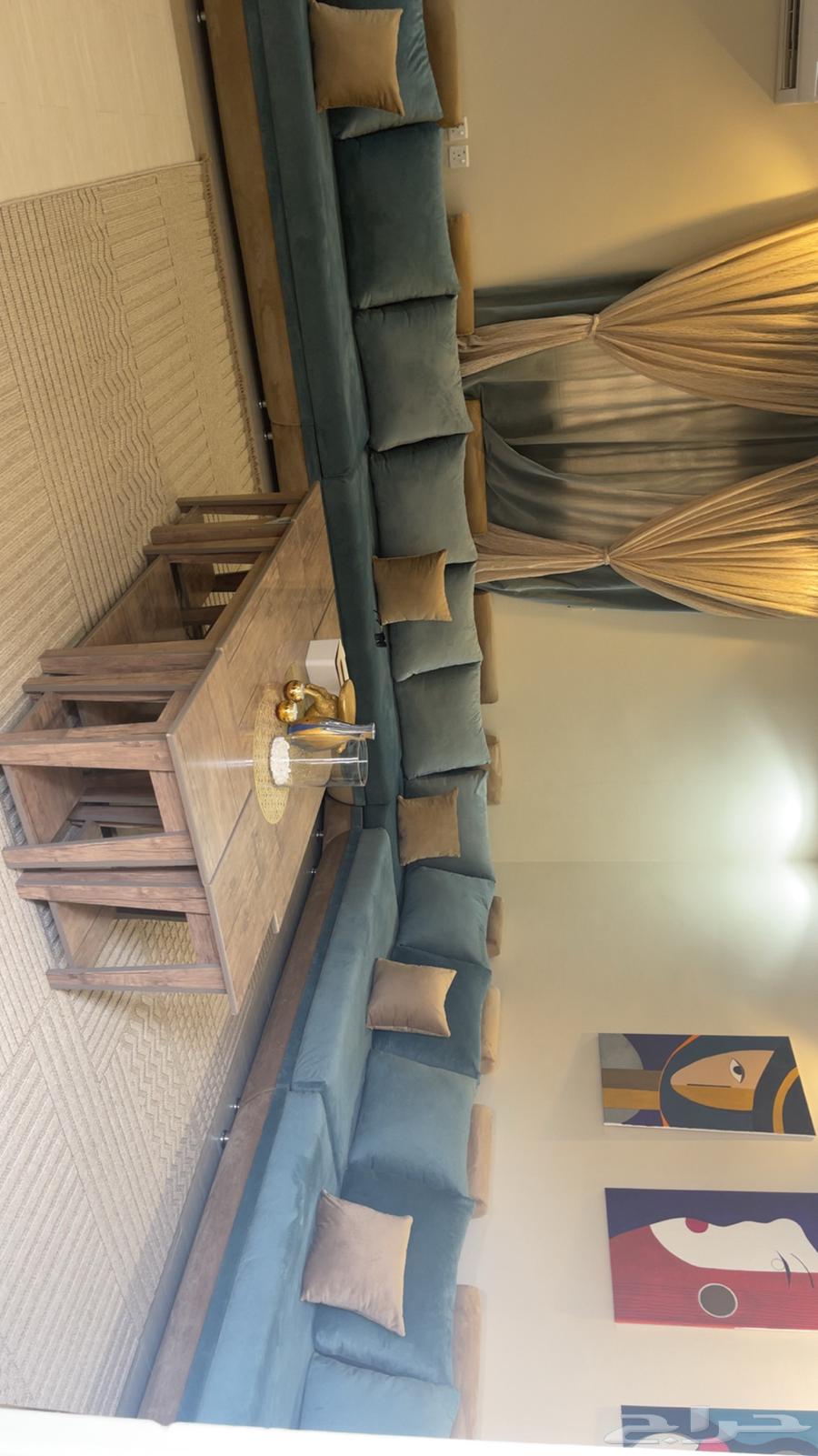 كنب حرف ال نظيف وفخم جدا64437328703234111