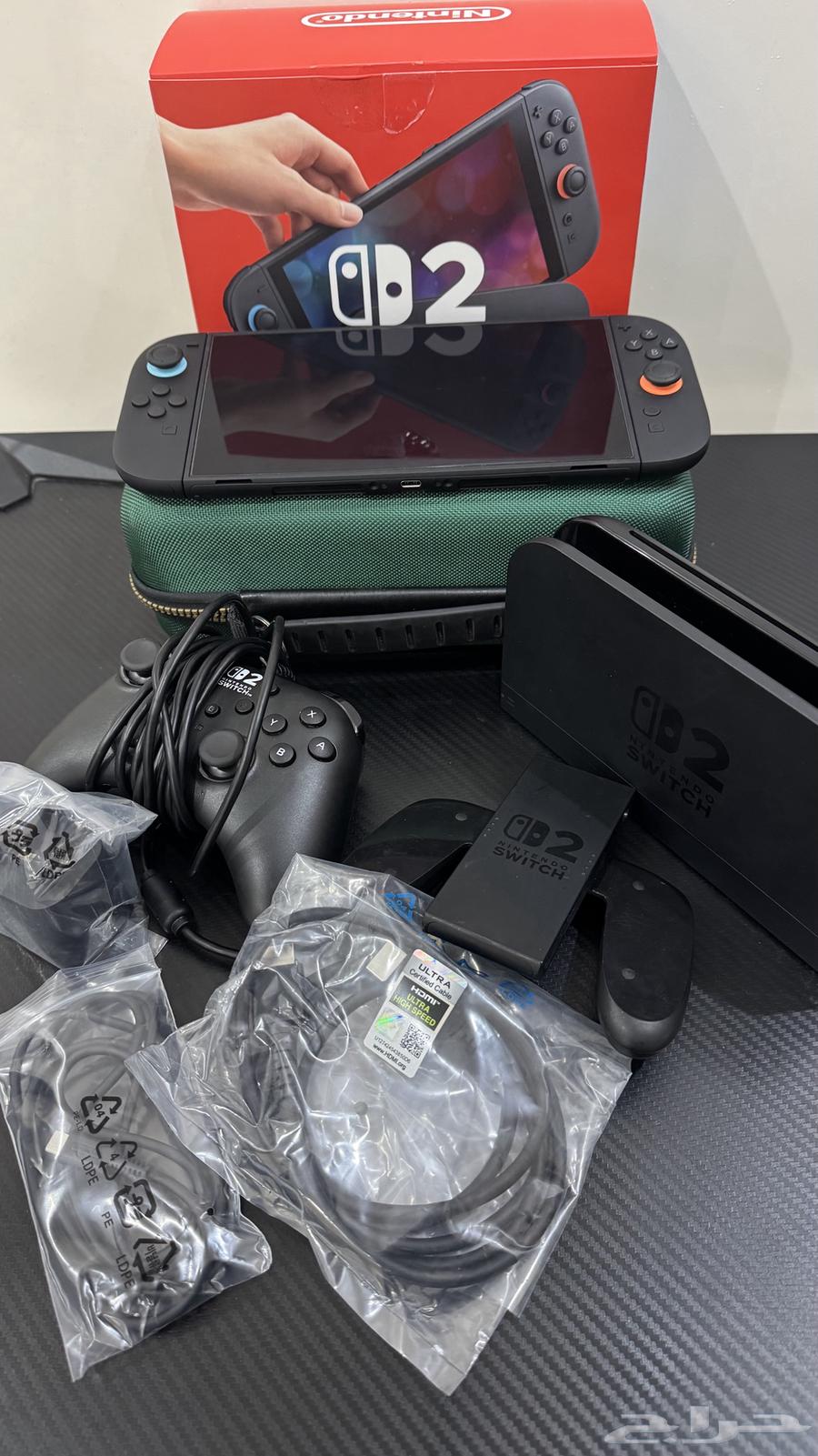 نينتندو سويتش 2 مع كامل الملحقات نظيف جدا64434660407170114