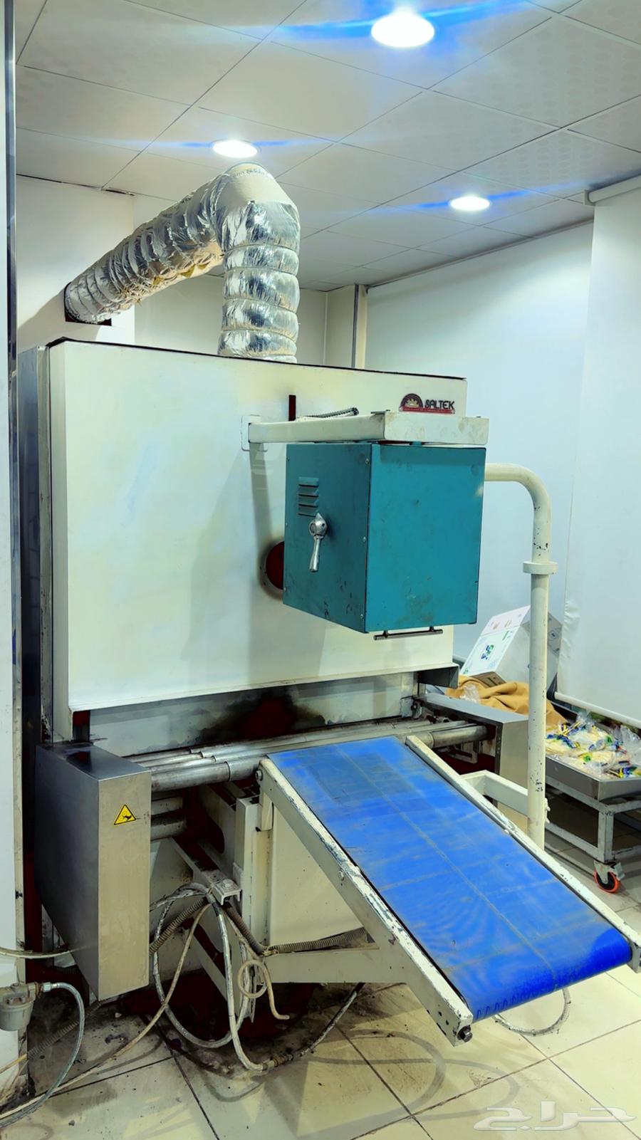 SALTEC Automatic Conveyor Oven, Lebanese-made Farada, Arabic Cabinet with Trays64442103644674110