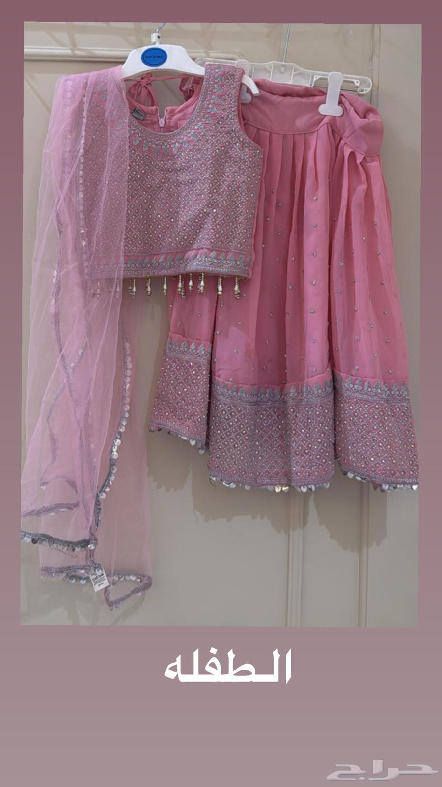 فساتين هنديه للآم والطفله شراره هنديه64438740070914111