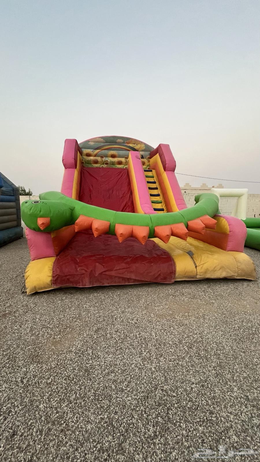 نطيطات وملعب صابوني وزحليقه هوائية64441308883201110