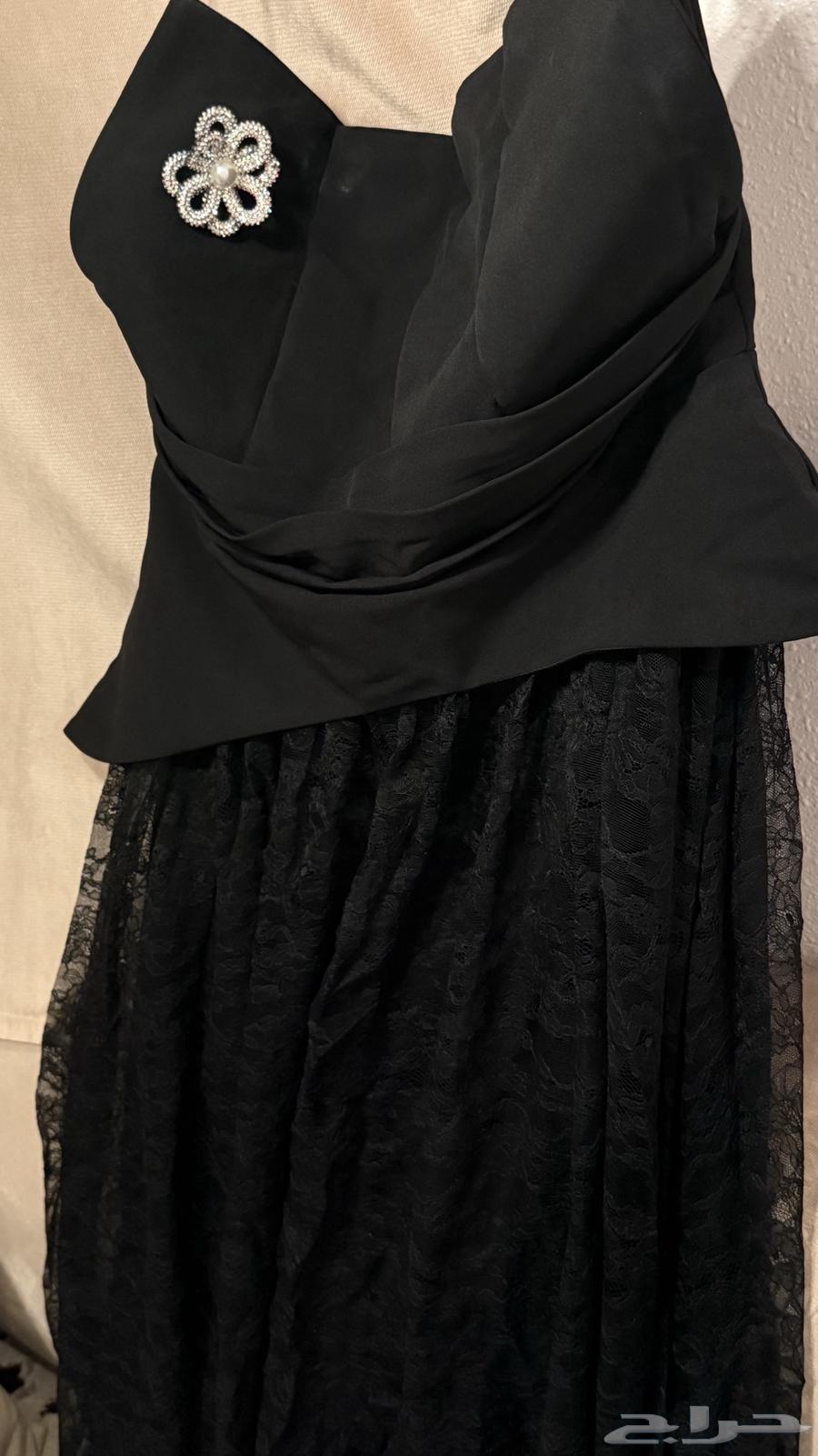 فستان دانتيل اسود64438109831809110