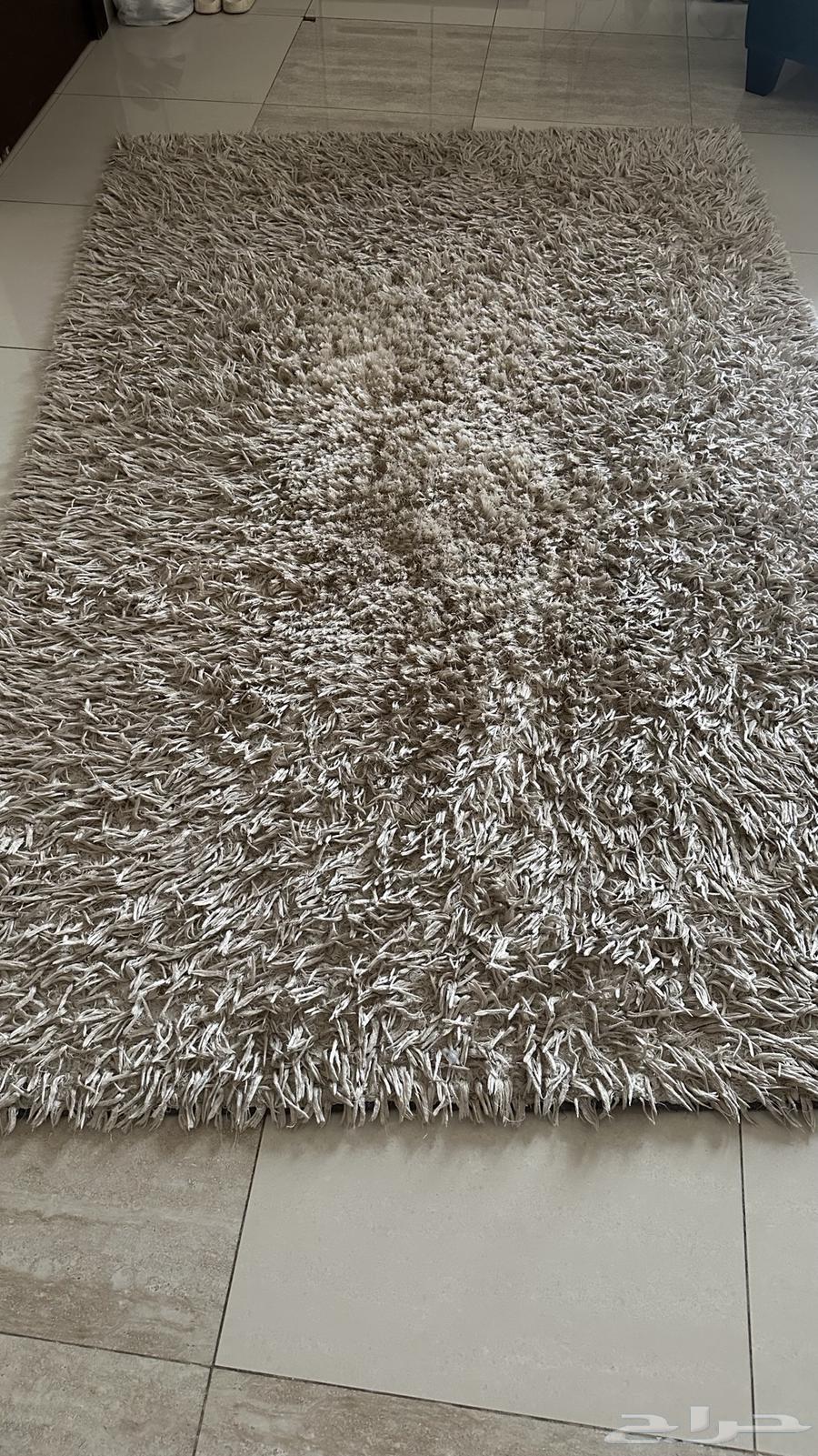 سجادة شاج فاخرة بلون بيج فاتح64435463456770111