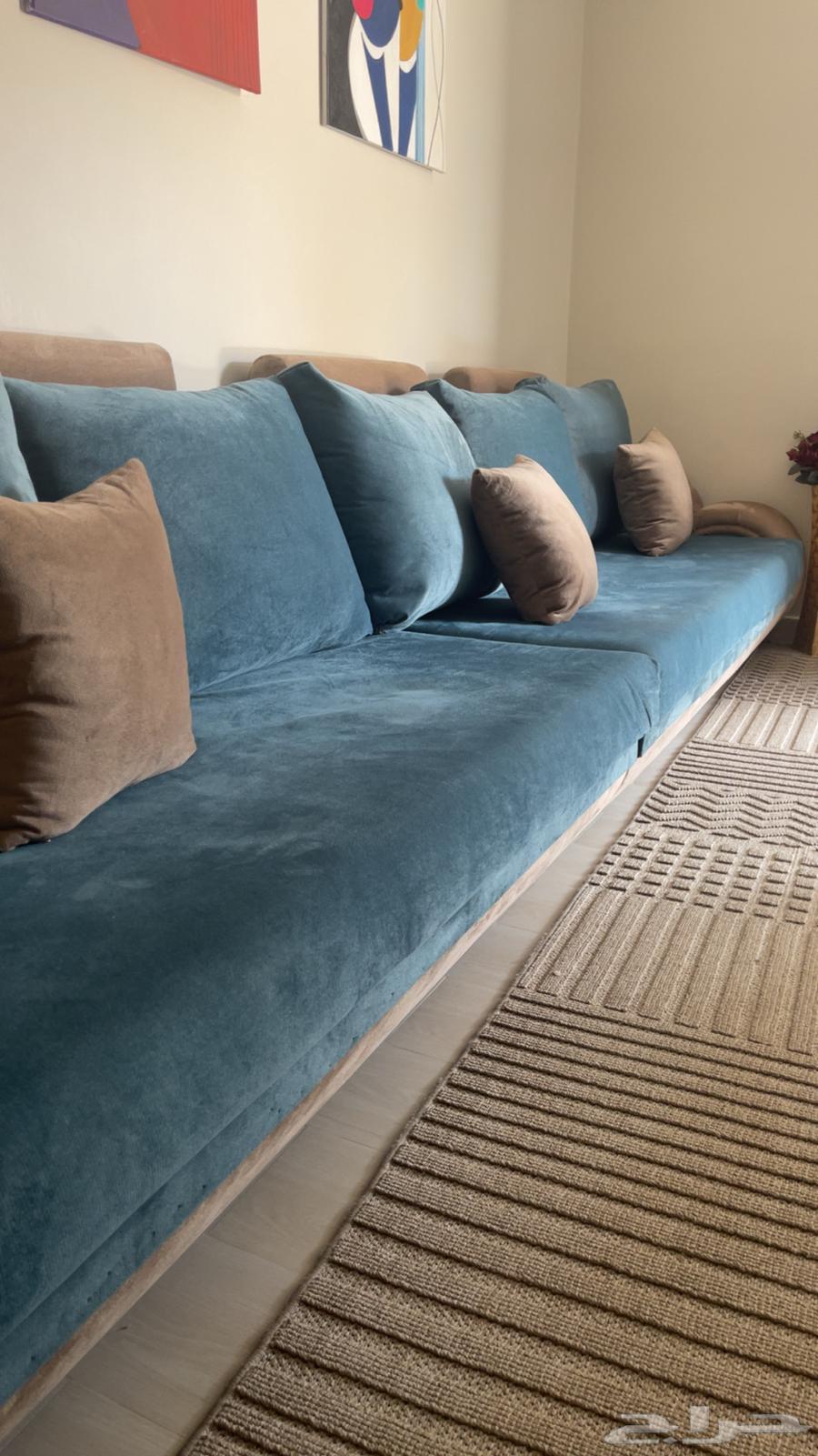 كنب حرف ال نظيف وفخم جدا64437328703234110