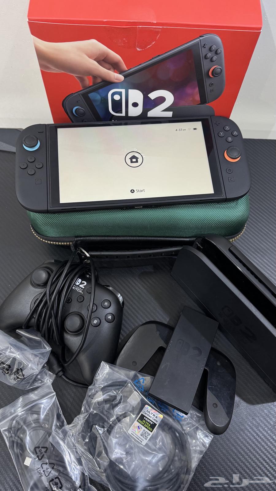 نينتندو سويتش 2 مع كامل الملحقات نظيف جدا64434660407170111