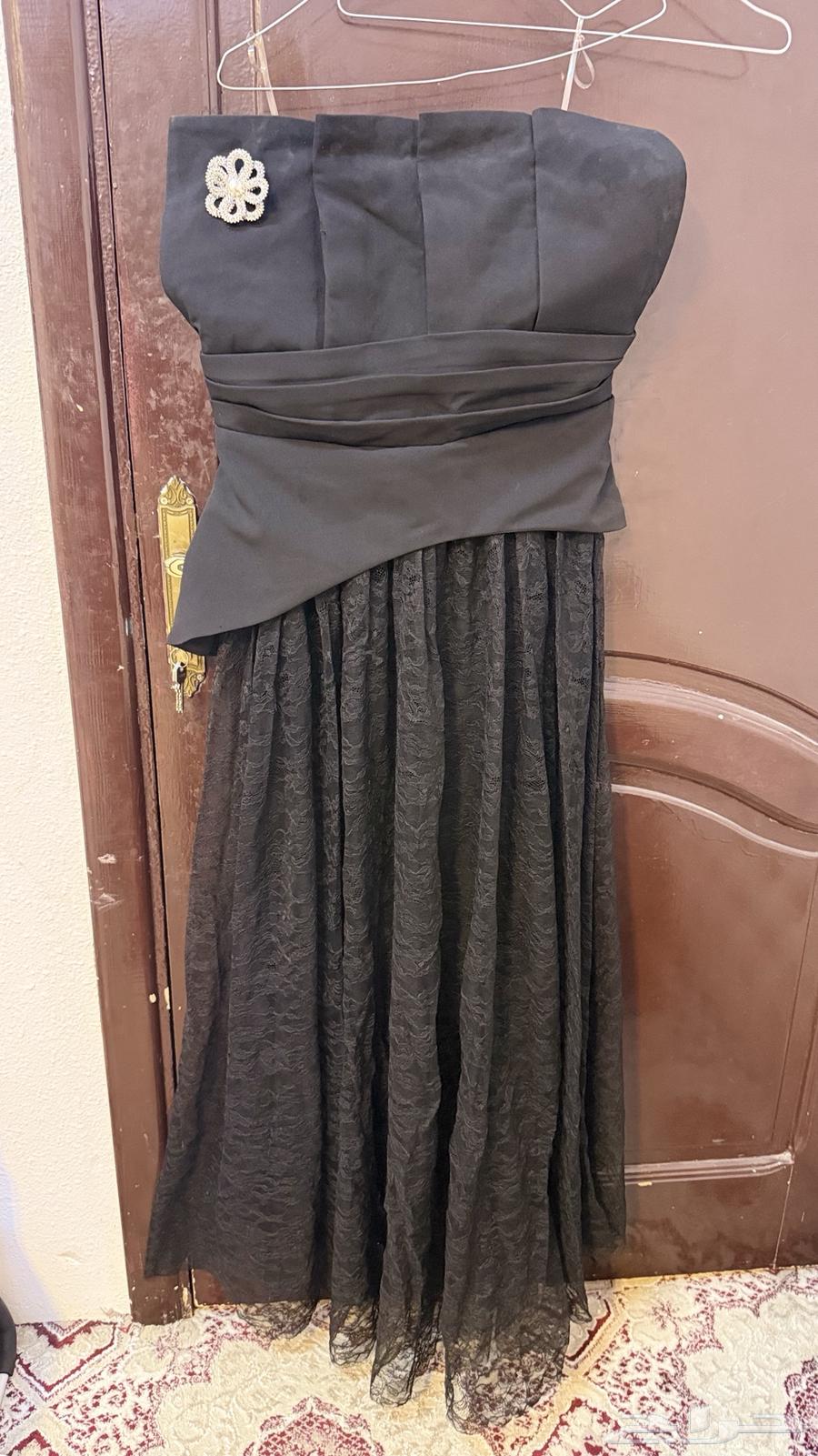 فستان دانتيل اسود64438109831809113