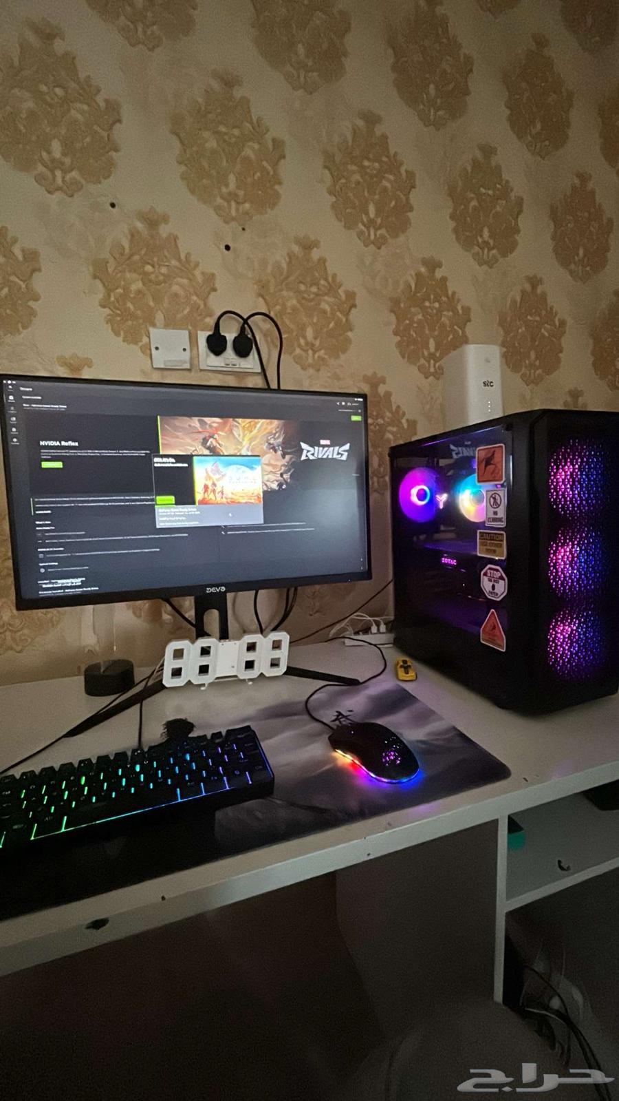 جهاز بي سي كامل مع الشاشه نظيف64434047350017110