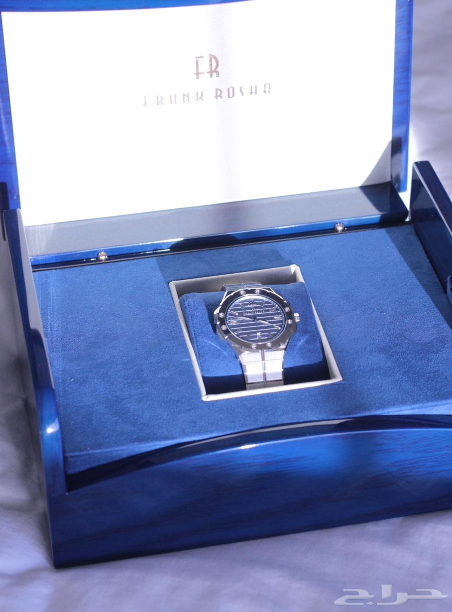 ساعة ألماس رجالية - مناسبة للهدايا مع كامل الملحقات64440178162049113