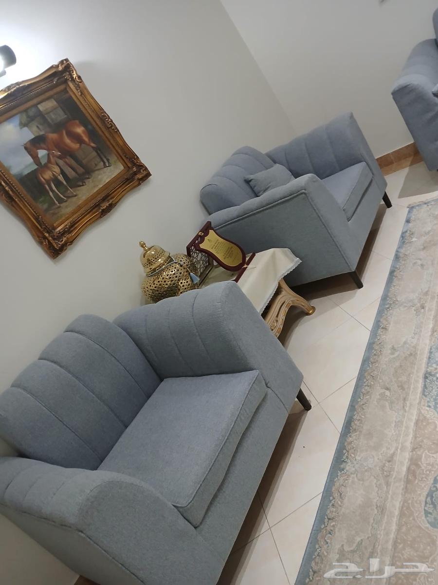 اثاث غرفتين وصالتين ولوحات للبيع بسعر مغري64437840681730113