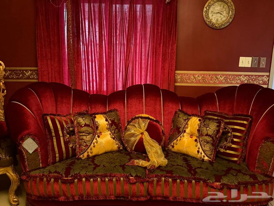 طقم كنب كلاسيك دمياطي شبه جديد64436507803009114