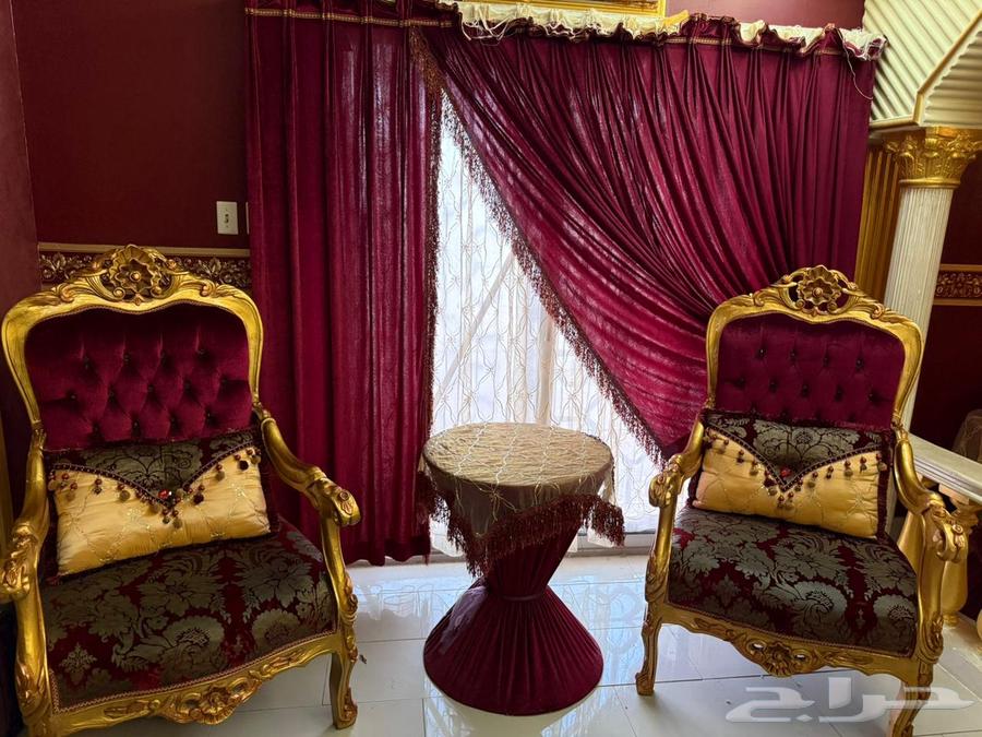 طقم كنب كلاسيك دمياطي شبه جديد64436507803009110