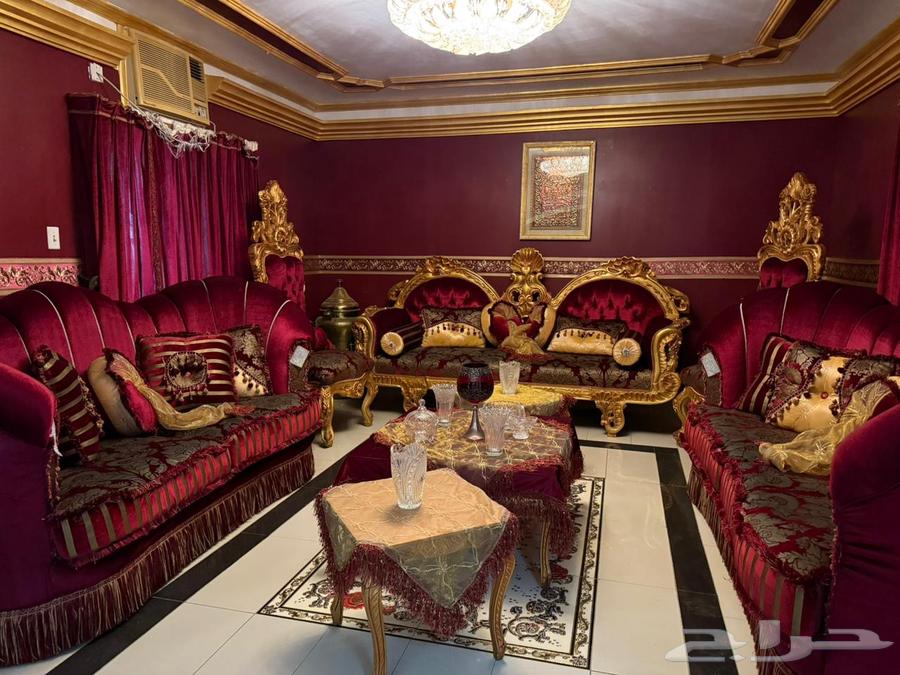 طقم كنب كلاسيك دمياطي شبه جديد64436507803009113