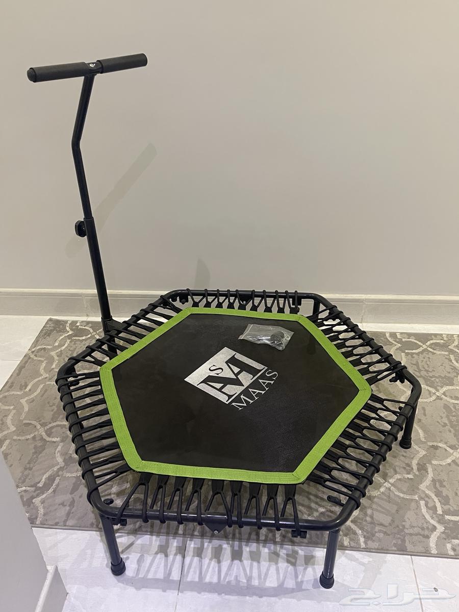 ترامبولين 112 سم في 112 سم شبه جديد مخزن64441377608579111