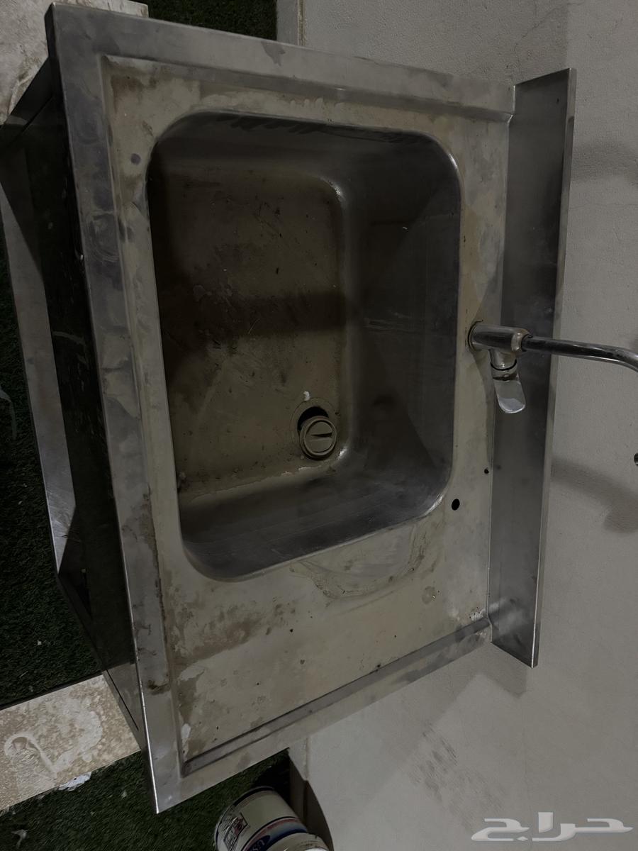 مغسله استيل حوض واحد شبه جديده64439486528001111