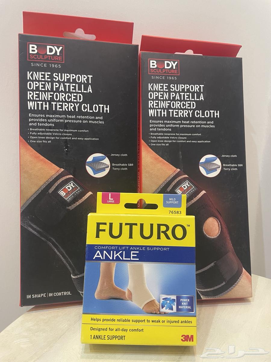 دعام ركبة عدد 2 مناسب لمشي كبار السن ومشد قدم64440587558785111